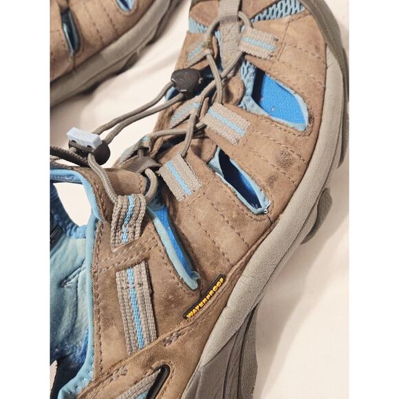 Keen Newport Blue Canvas Slip On Sandals Sz 10 Unisex Hiking Outdoor Comfort main image 9